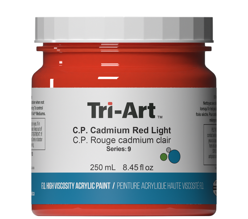 Tri-Art High Viscosity - C.P. Cadmium Red Light - Art Noise