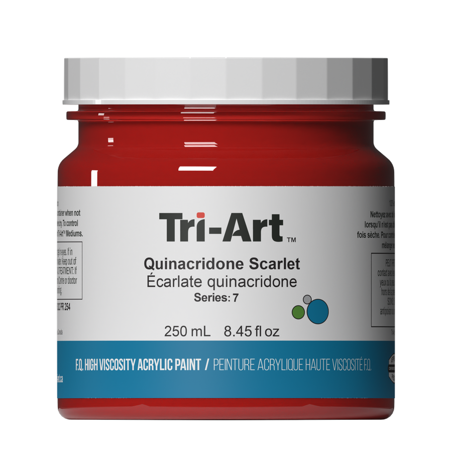 Tri-Art High Viscosity - Quinacridone Scarlet 250mL