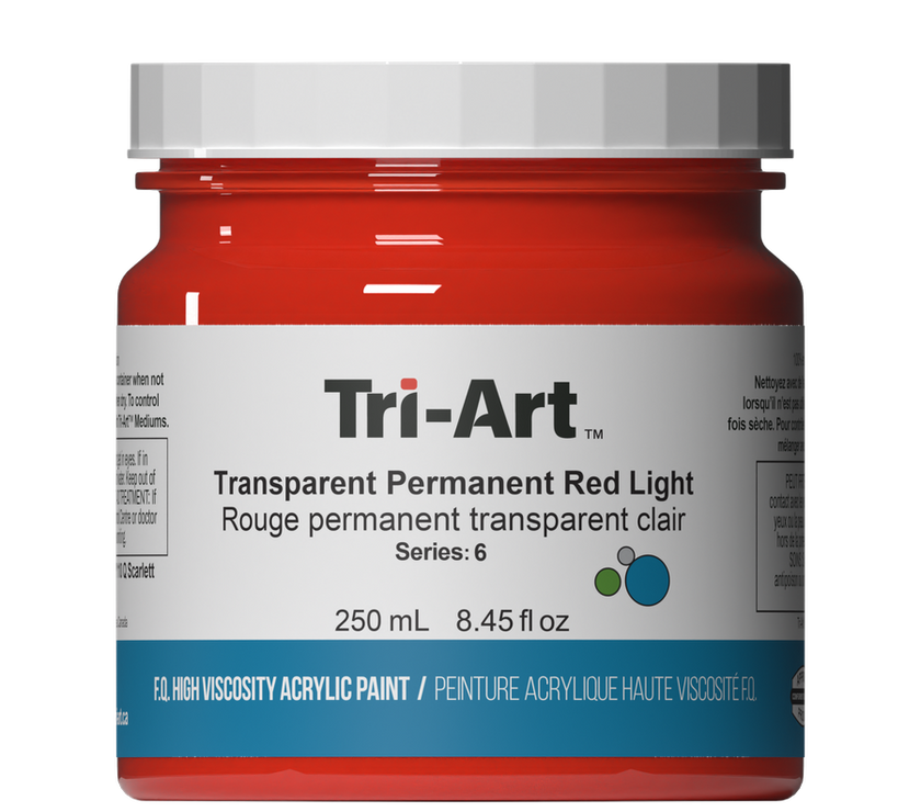 Tri-Art High Viscosity - Transparent Permanent Red Light - Art Noise
