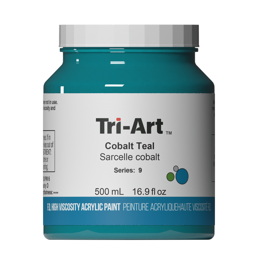 Tri-Art High Viscosity - Cobalt Teal 500mL