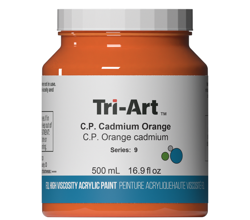 Tri-Art High Viscosity - C.P. Cadmium Orange - Art Noise