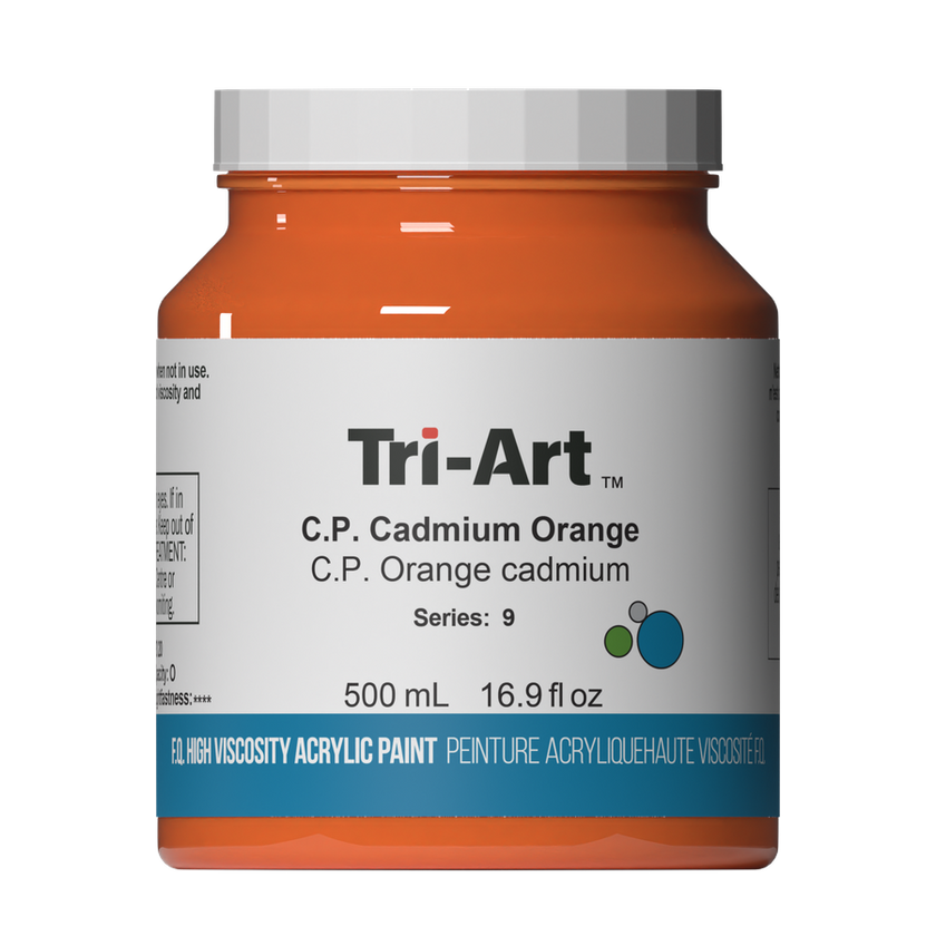 Tri-Art High Viscosity - C.P. Cadmium Orange - Art Noise