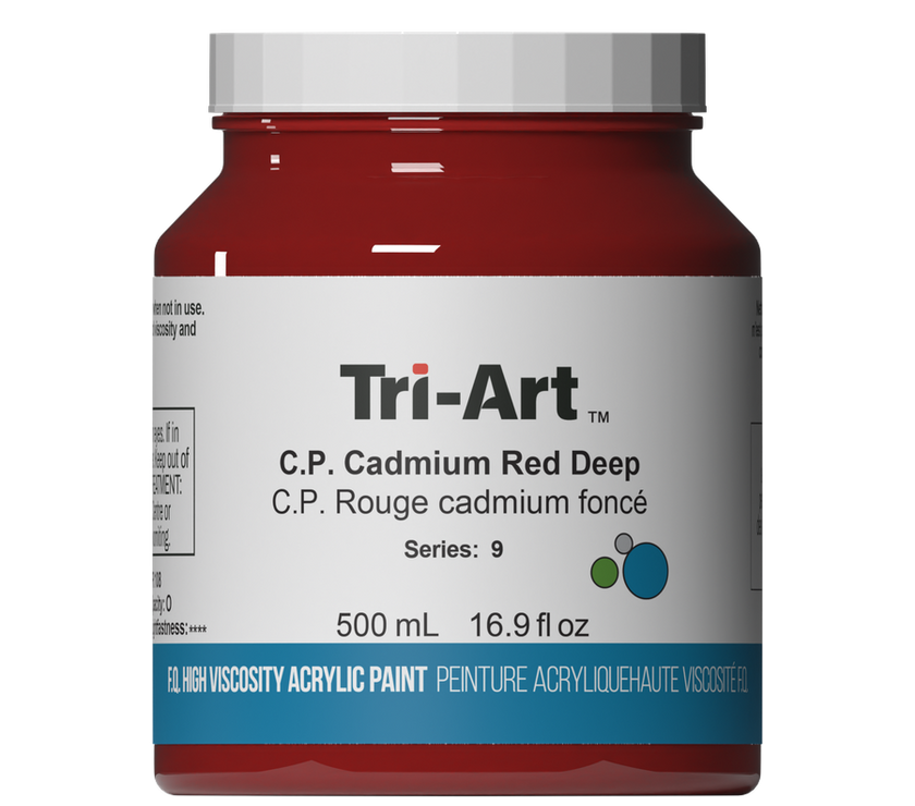 Tri-Art High Viscosity - C.P. Cadmium Red Deep - Art Noise