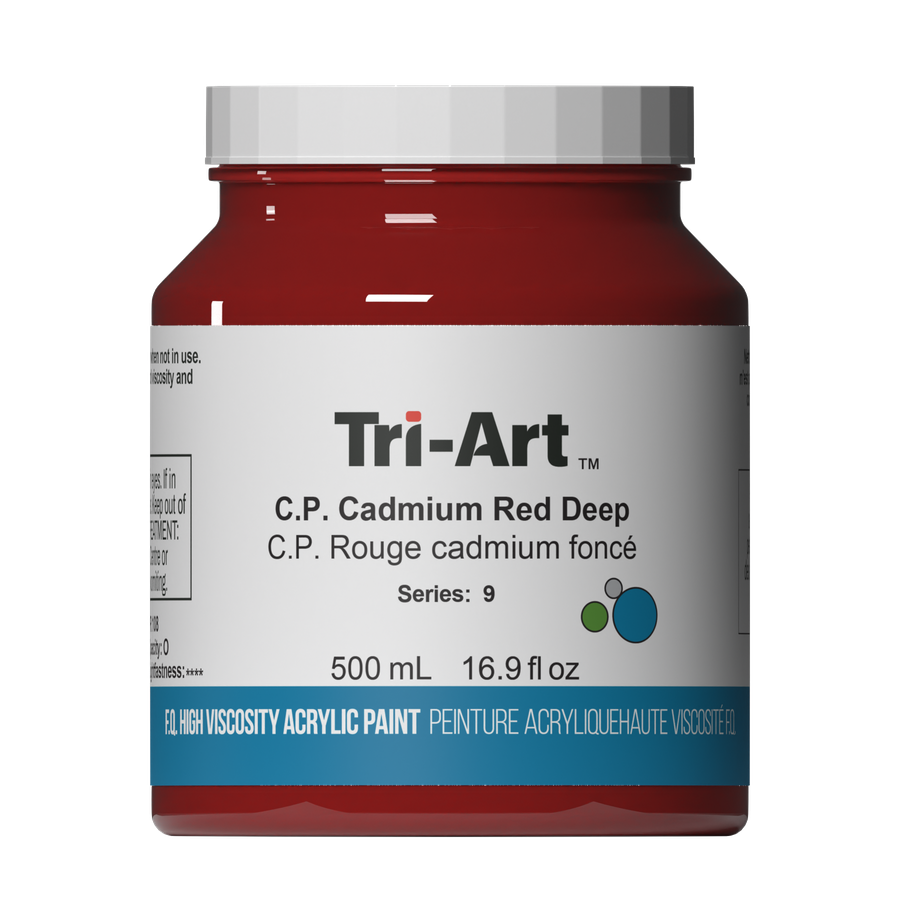 Tri-Art High Viscosity - C.P. Cadmium Red Deep 500mL