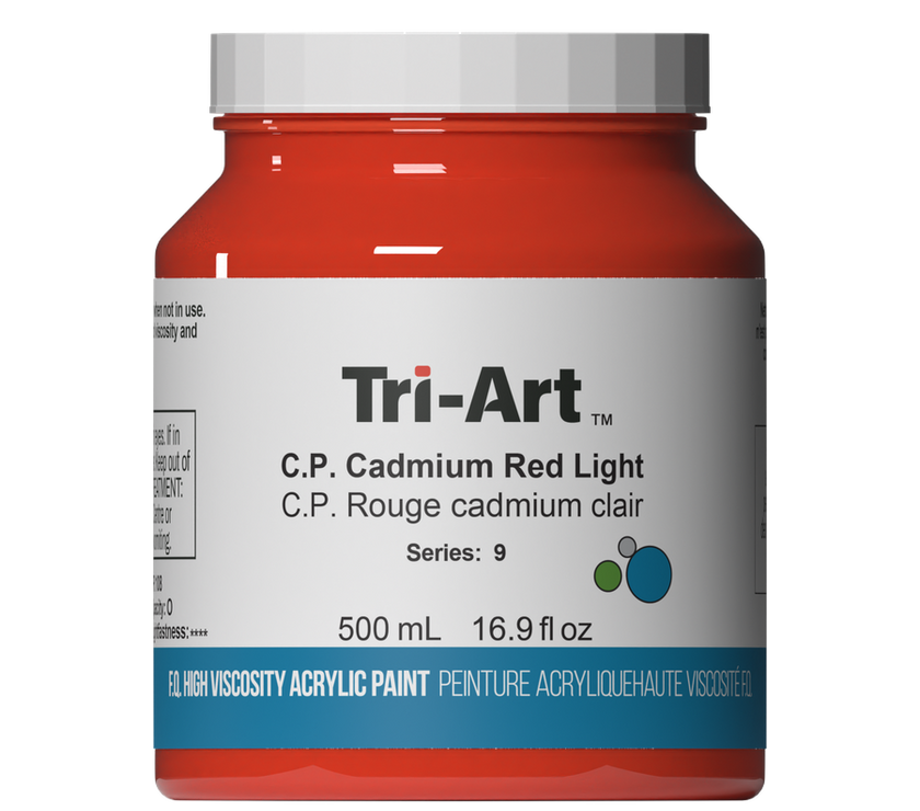Tri-Art High Viscosity - C.P. Cadmium Red Light - Art Noise