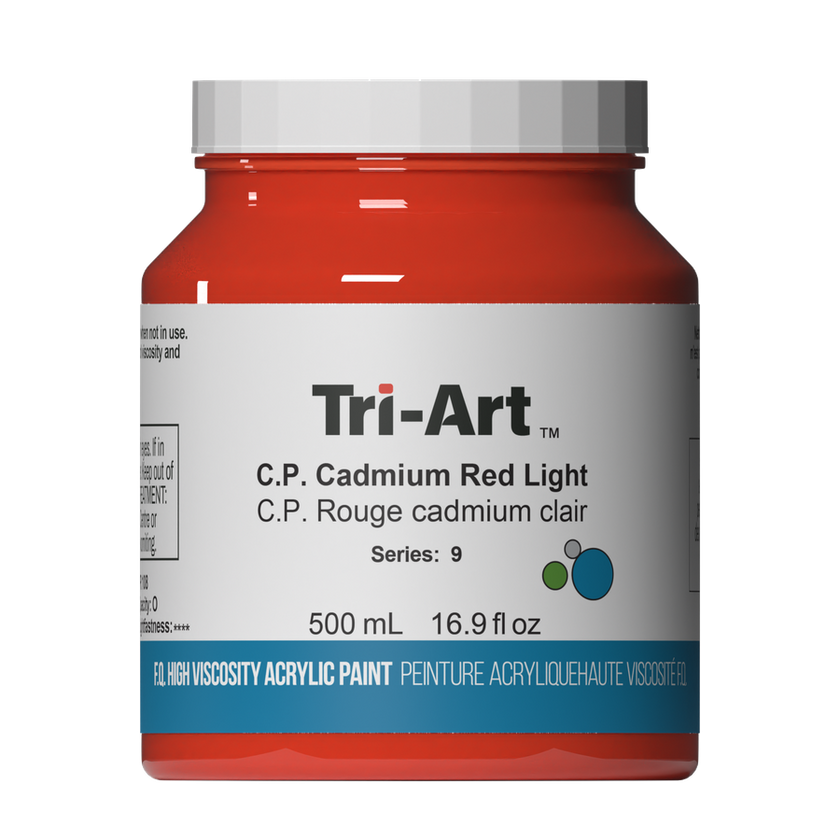 Tri-Art High Viscosity - C.P. Cadmium Red Light - Art Noise