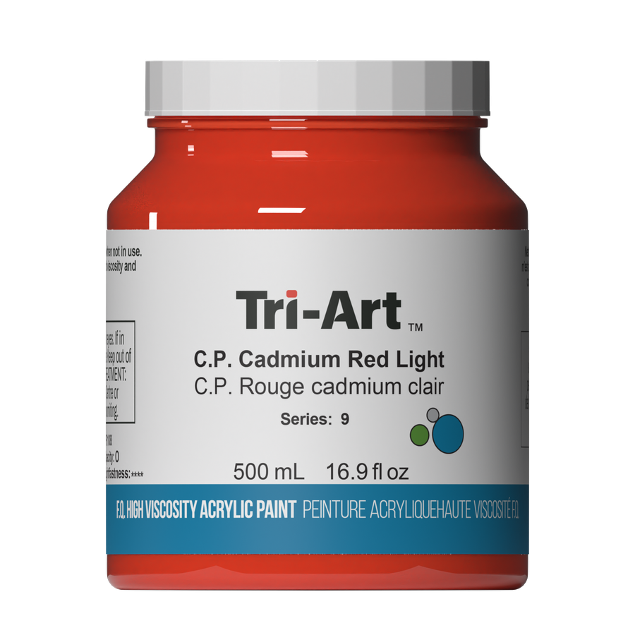 Tri-Art High Viscosity - C.P. Cadmium Red Light - Art Noise