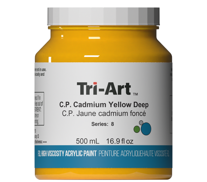 Tri-Art High Viscosity - C.P. Cadmium Yellow Deep - Art Noise