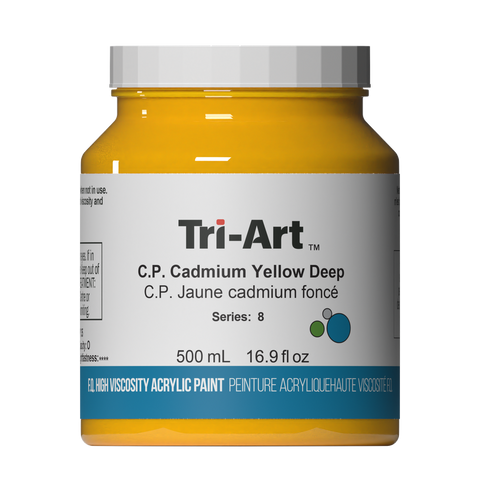 Tri-Art High Viscosity - C.P. Cadmium Yellow Deep - Art Noise