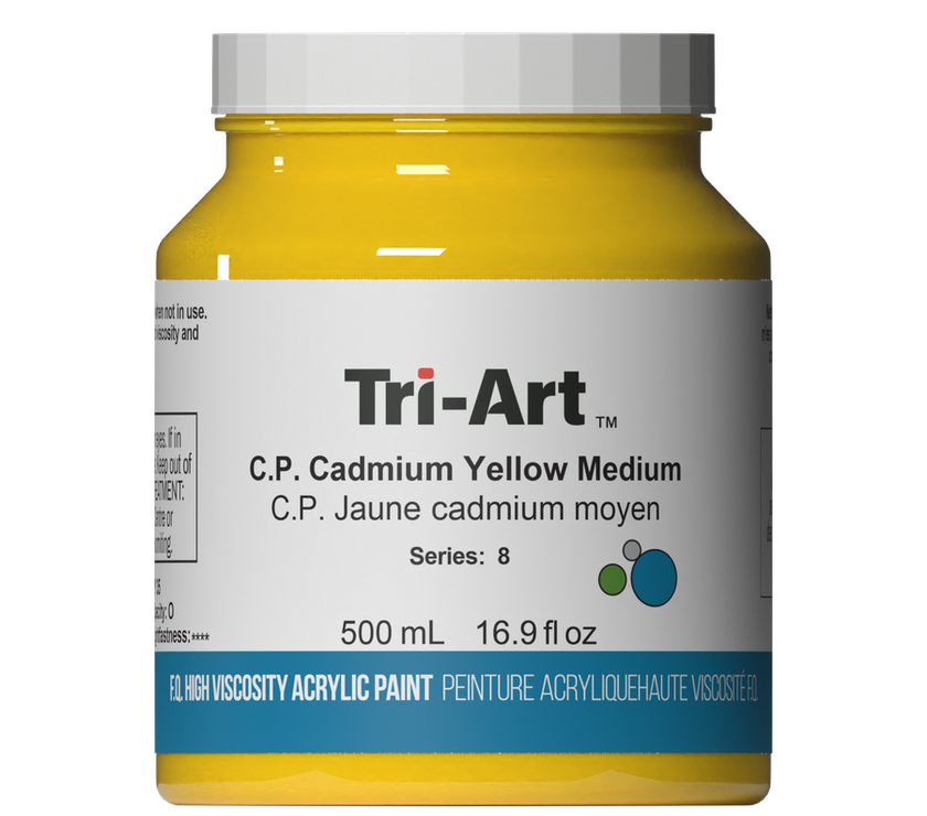 Tri-Art High Viscosity - C.P. Cadmium Yellow Medium - Art Noise