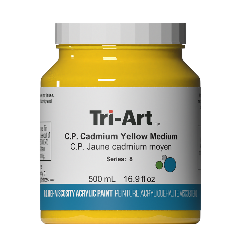 Tri-Art High Viscosity - C.P. Cadmium Yellow Medium - Art Noise