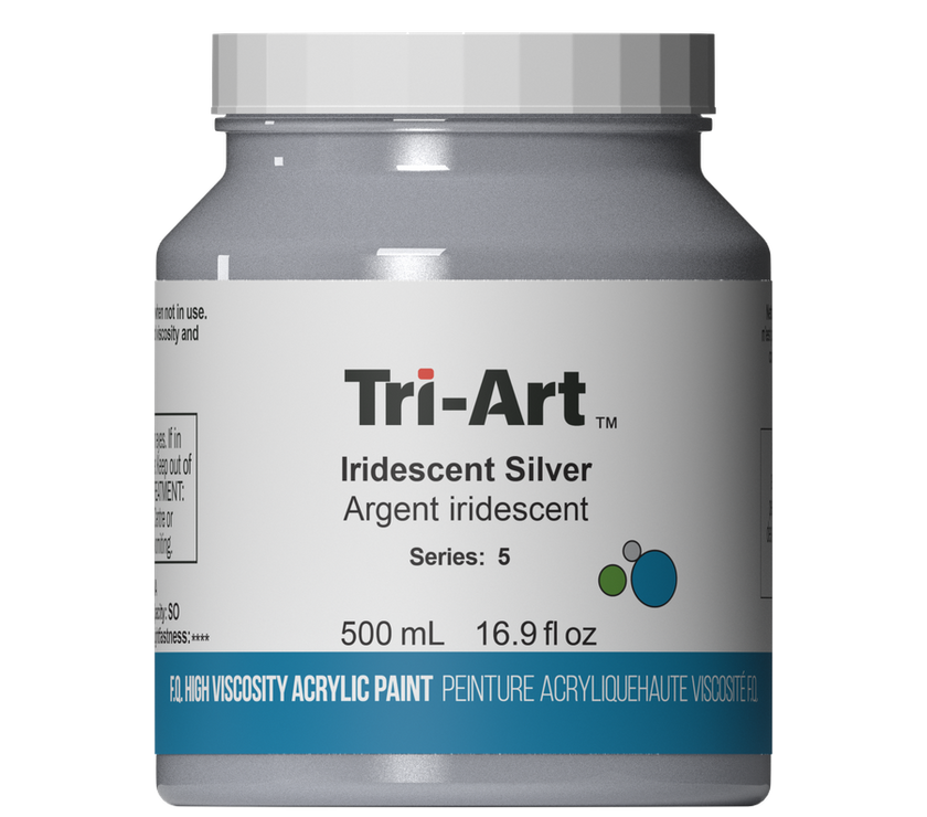 Tri-Art High Viscosity - Iridescent Silver - Art Noise