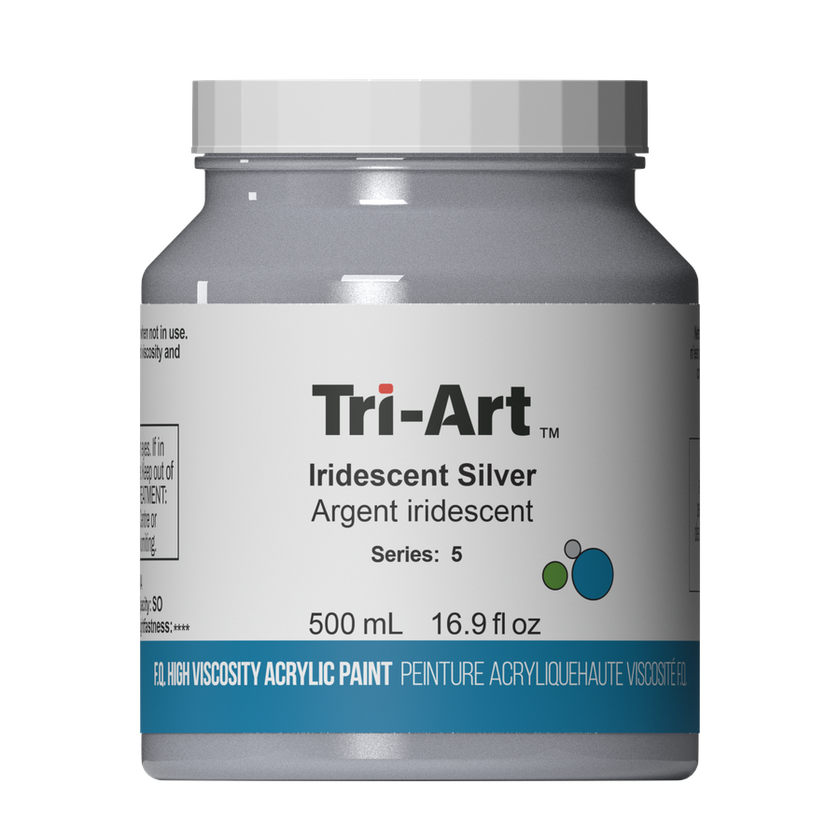 Tri-Art High Viscosity - Iridescent Silver - Art Noise