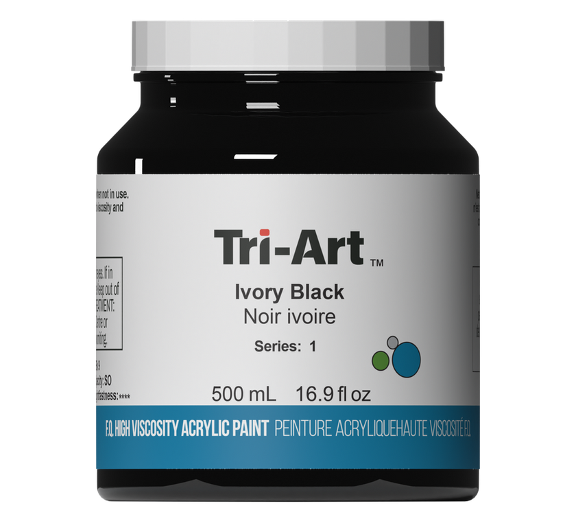 Tri-Art High Viscosity - Ivory Black - Art Noise