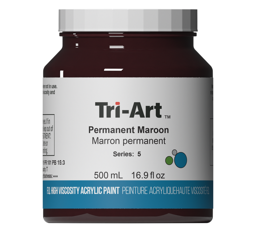 Tri-Art High Viscosity - Permanent Maroon - Art Noise