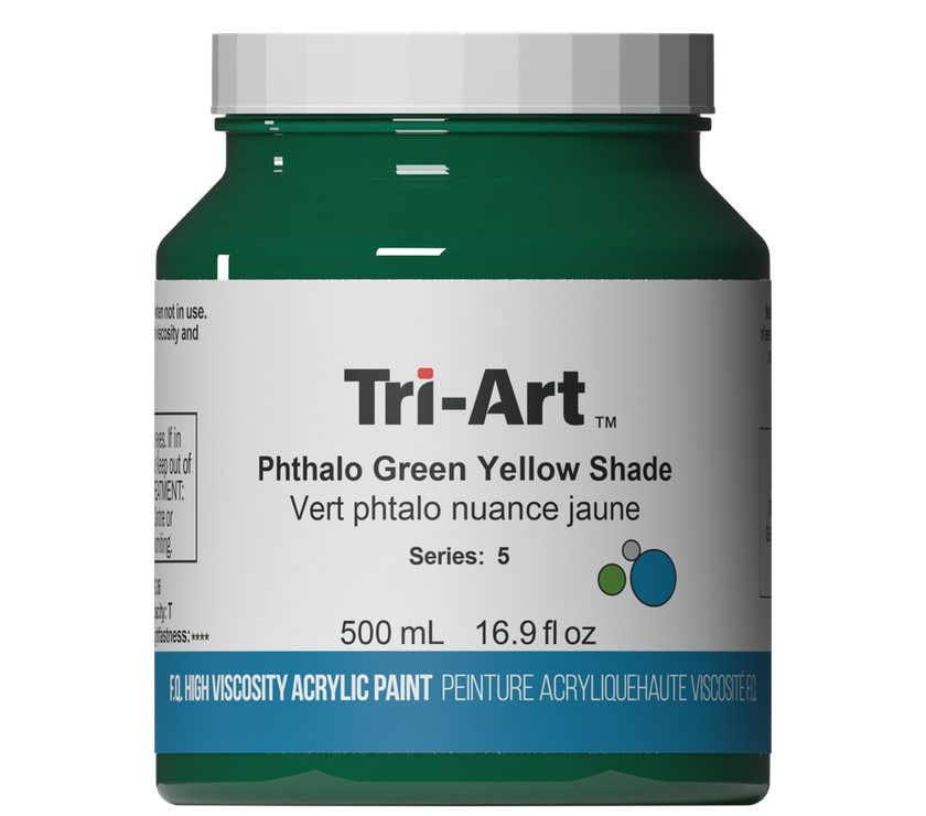 Tri-Art High Viscosity - Phthalo Green Yellow Shade - Art Noise