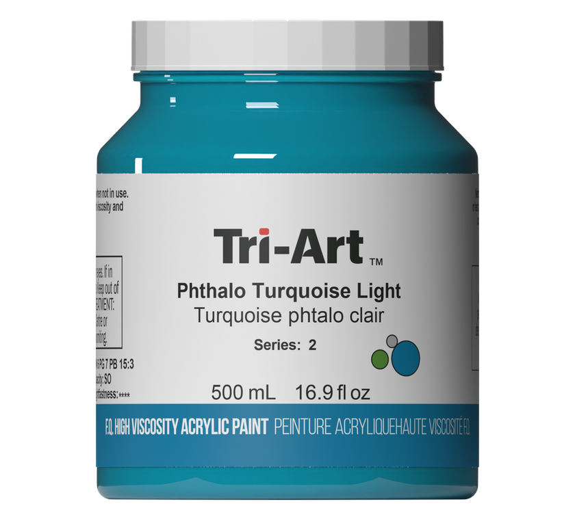 Tri-Art High Viscosity - Phthalo Turquoise Light - Art Noise