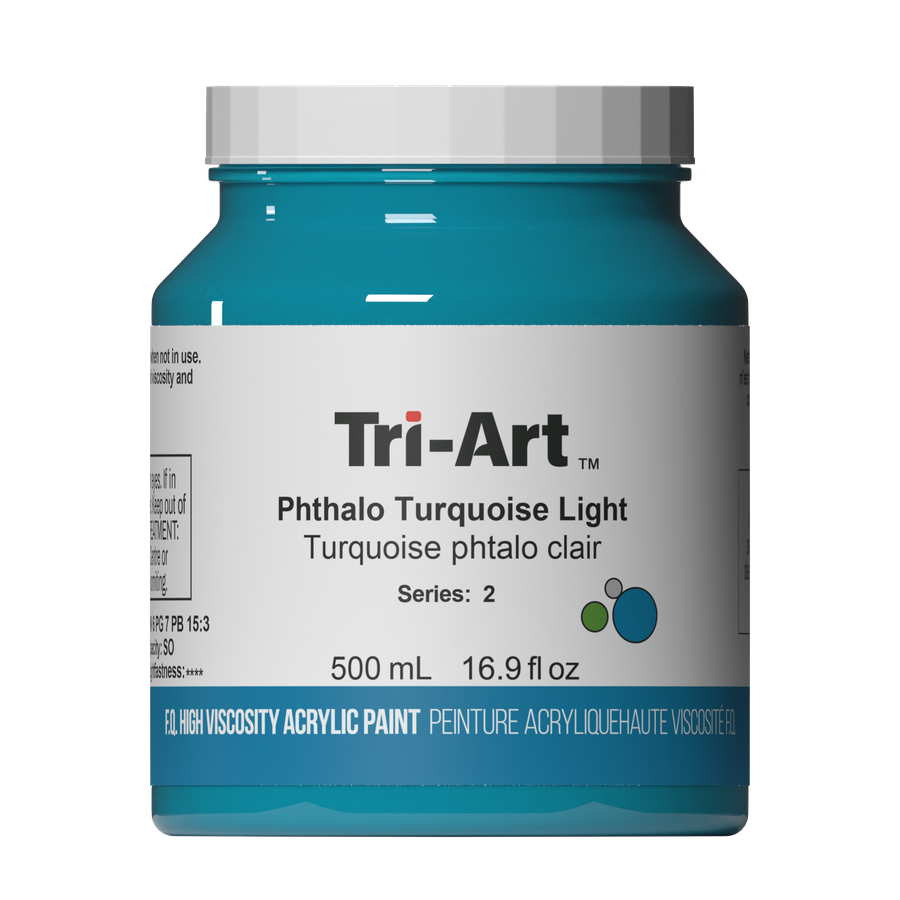 Tri-Art High Viscosity - Phthalo Turquoise 500mL