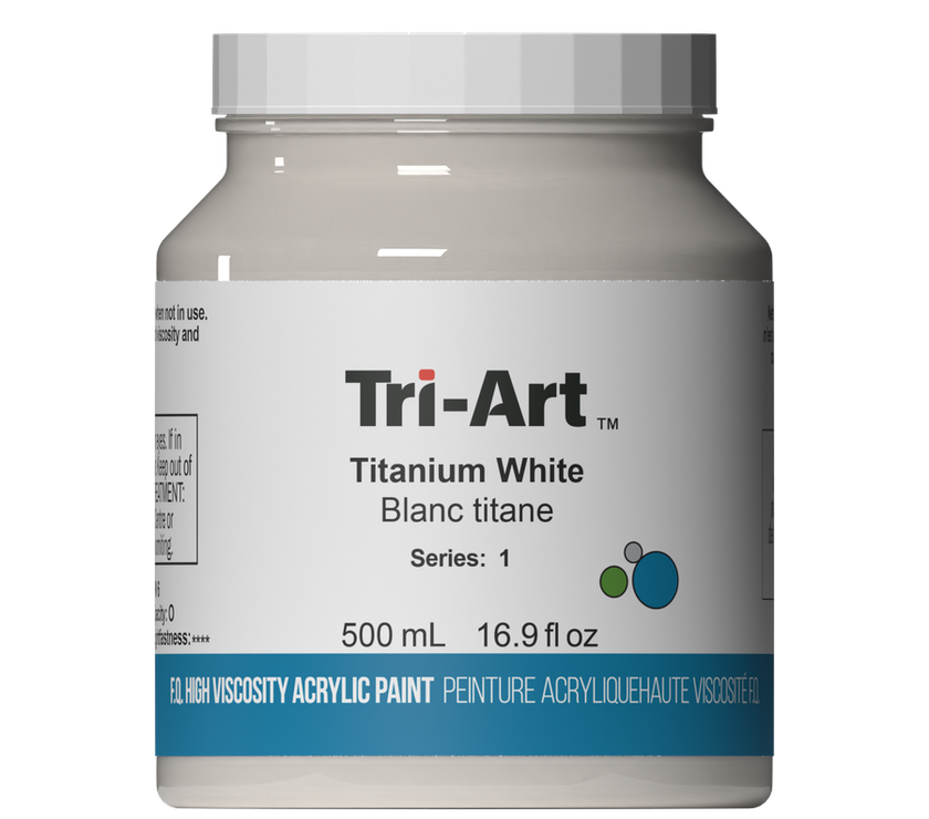 Tri-Art High Viscosity - Titanium White - Art Noise
