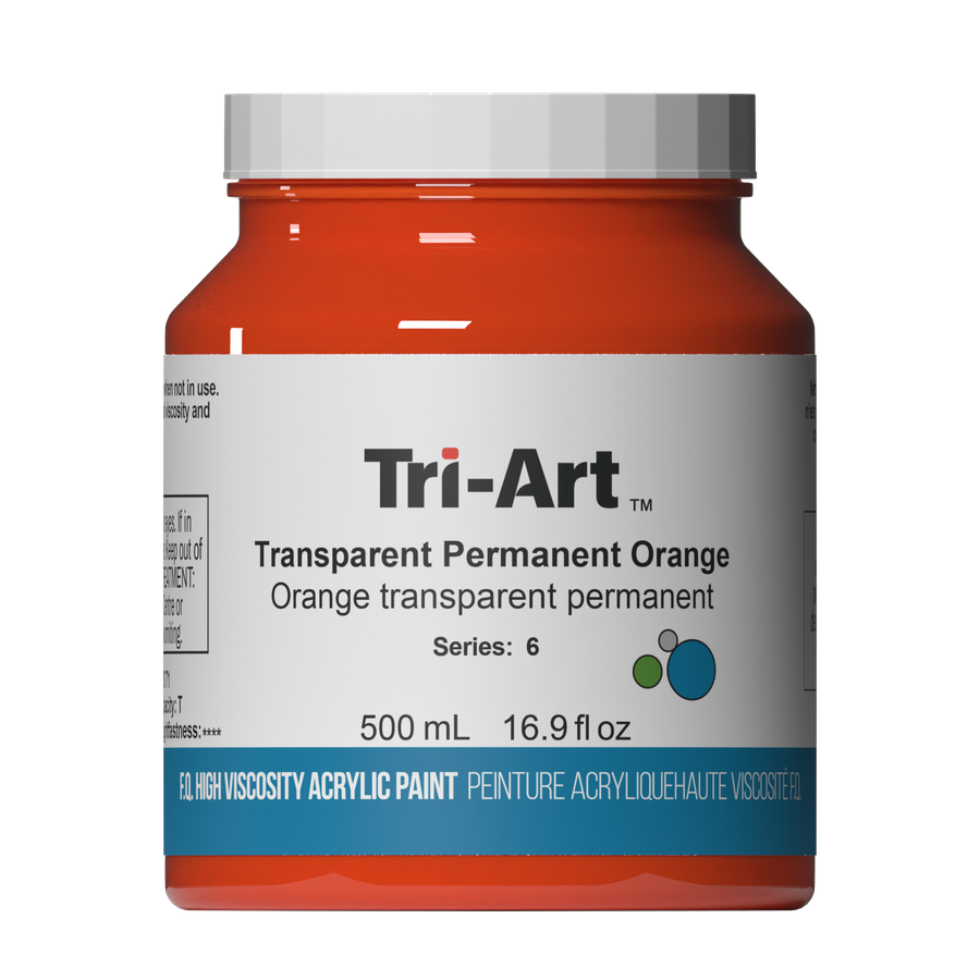 Tri-Art High Viscosity - Transparent Permanent Orange - Art Noise