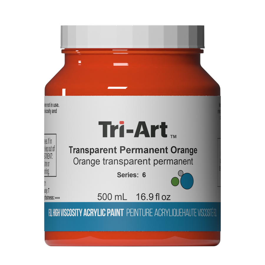 Tri-Art High Viscosity - Transparent Permanent Orange 500mL