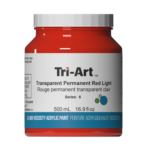 Tri-Art High Viscosity - Transparent Permanent Red Light - Art Noise