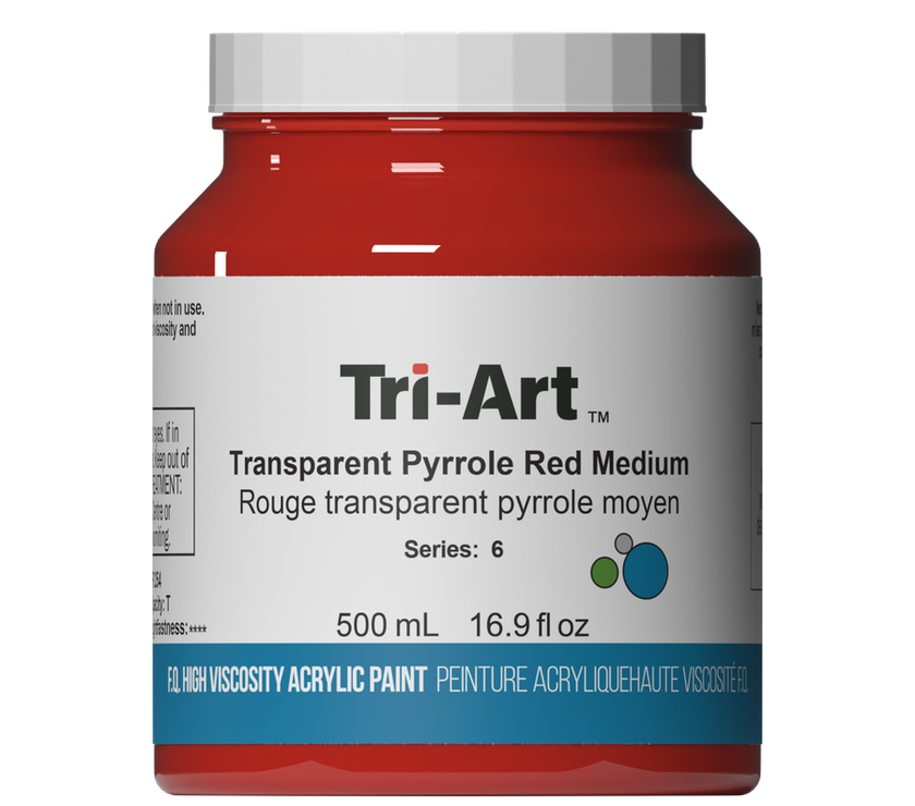 Tri-Art High Viscosity - Transparent Pyrrole Red Medium - Art Noise