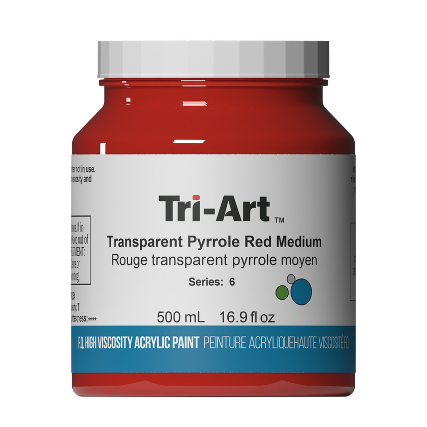 Tri-Art High Viscosity - Transparent Pyrrole Red Medium - Art Noise
