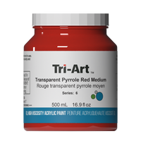Tri-Art High Viscosity - Transparent Pyrrole Red Medium - Art Noise