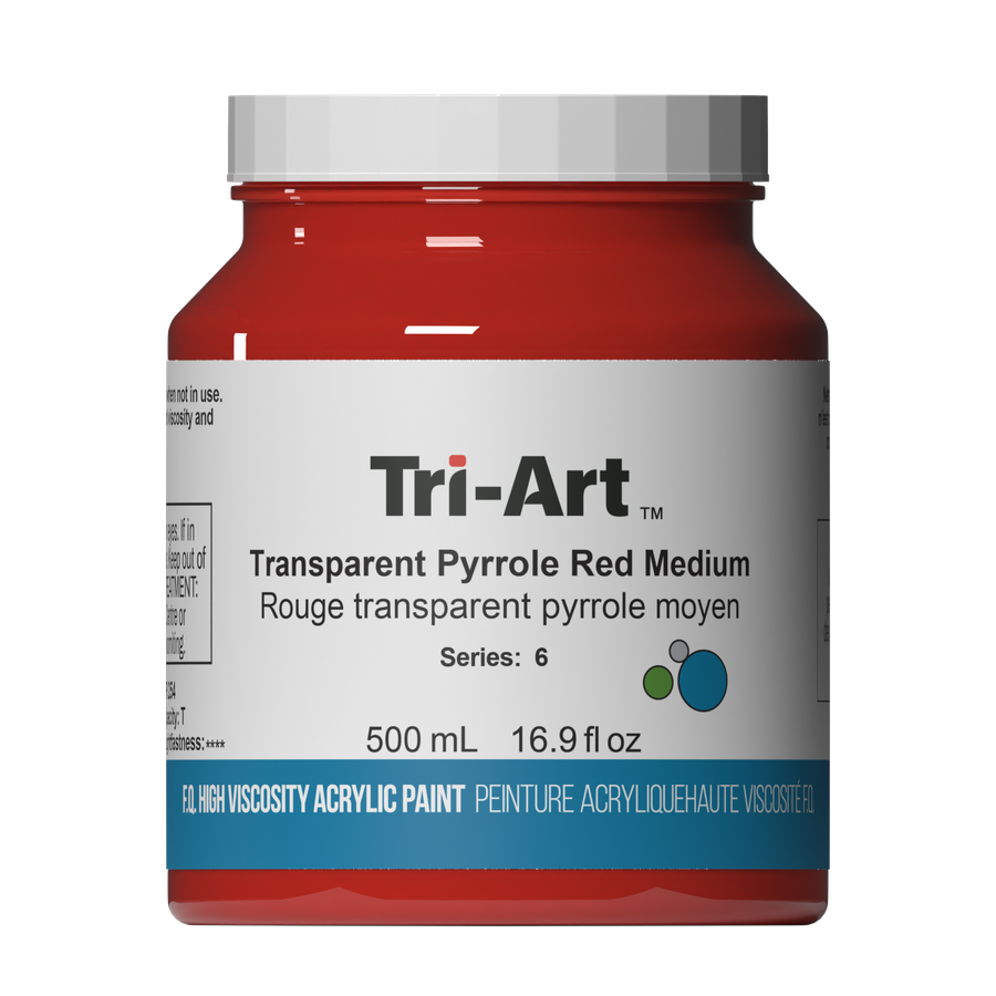 Tri-Art High Viscosity - Transparent Pyrrole Red Medium - Art Noise