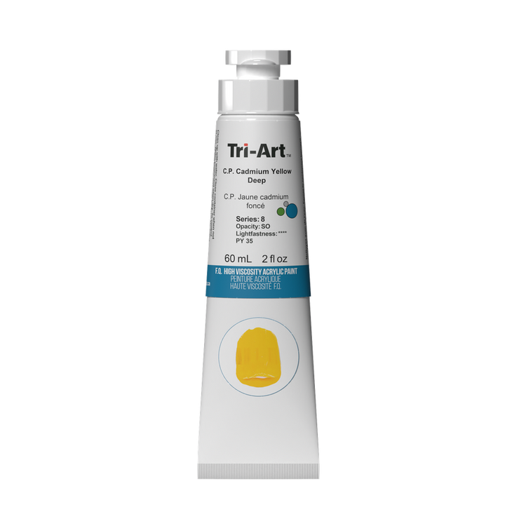 Tri-Art High Viscosity - C.P. Cadmium Yellow Deep - Art Noise