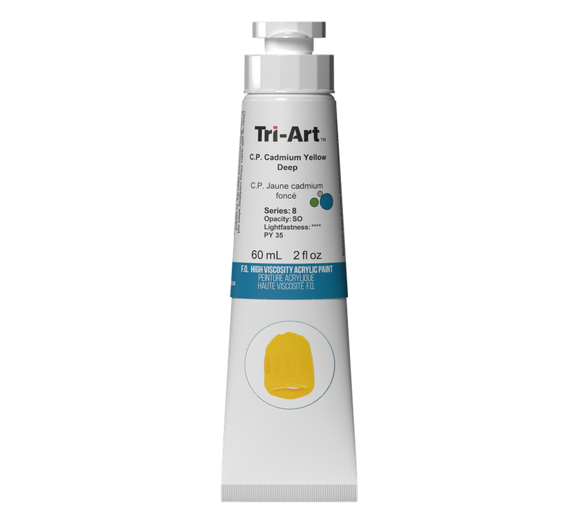 Tri-Art High Viscosity - C.P. Cadmium Yellow Deep - Art Noise