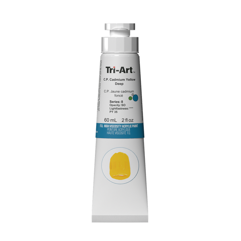 Tri-Art High Viscosity - C.P. Cadmium Yellow Deep - Art Noise