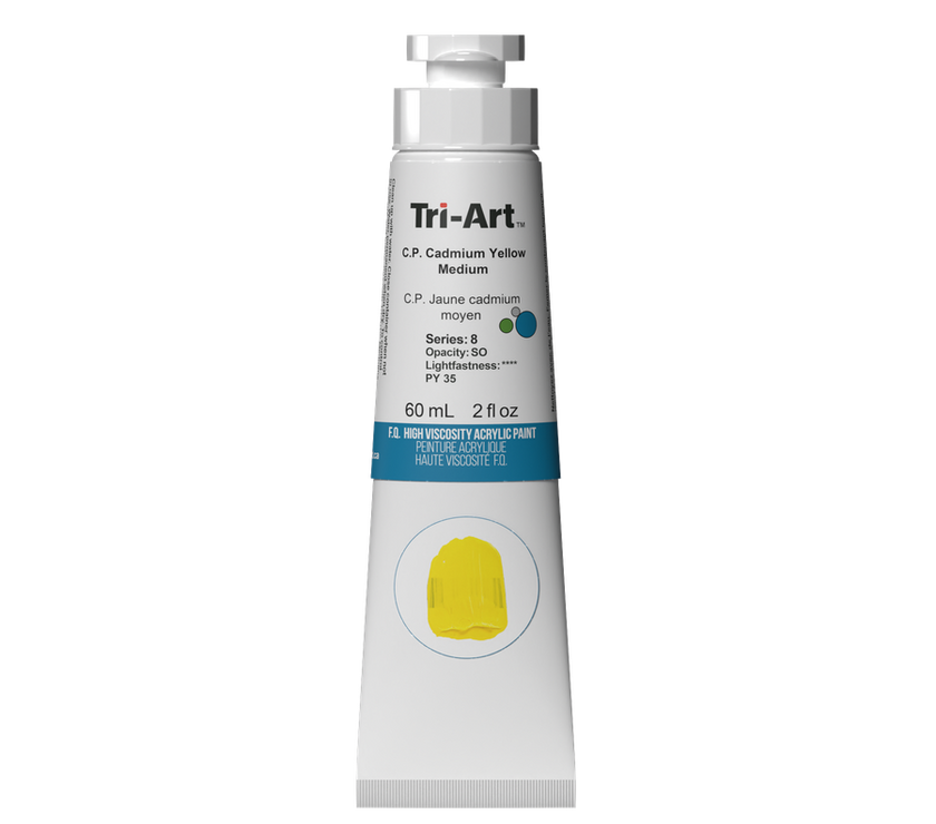 Tri-Art High Viscosity - C.P. Cadmium Yellow Medium - Art Noise