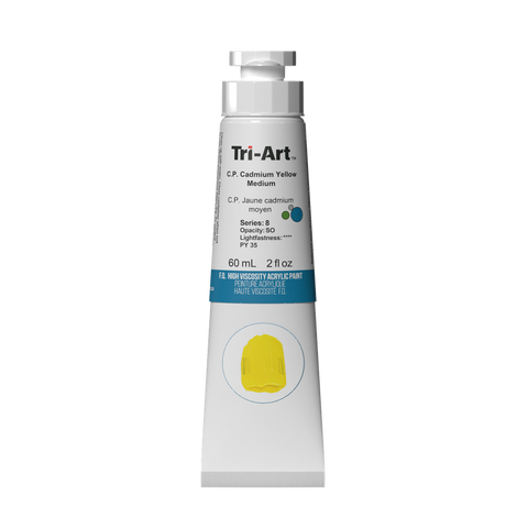 Tri-Art High Viscosity - C.P. Cadmium Yellow Medium - Art Noise