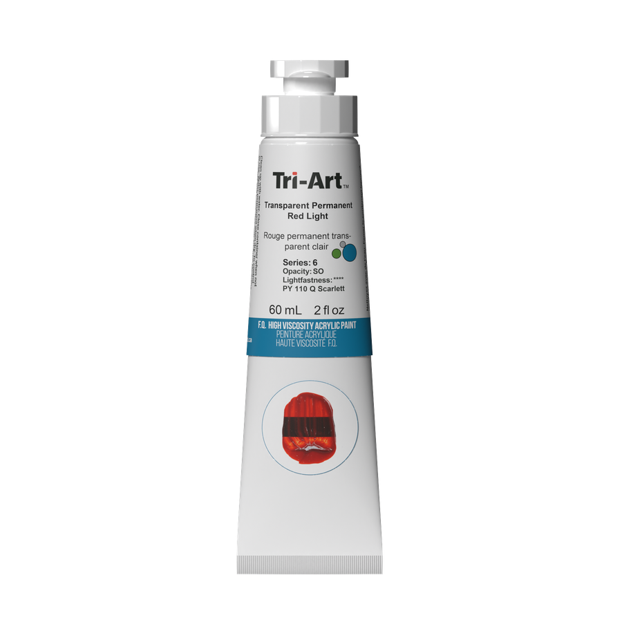 Tri-Art High Viscosity - Transparent Permanent Red Light - Art Noise