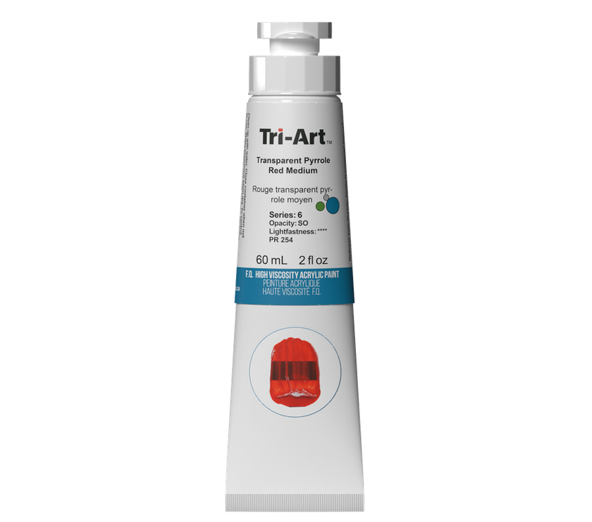 Tri-Art High Viscosity - Transparent Pyrrole Red Medium - Art Noise