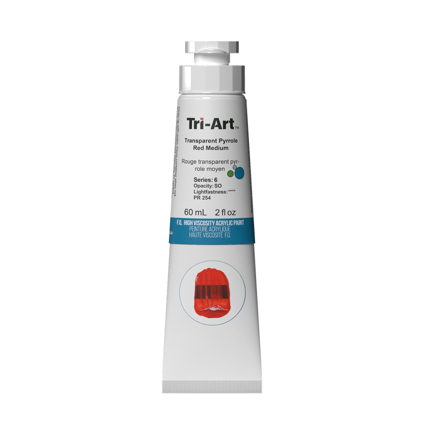 Tri-Art High Viscosity - Transparent Pyrrole Red Medium - Art Noise