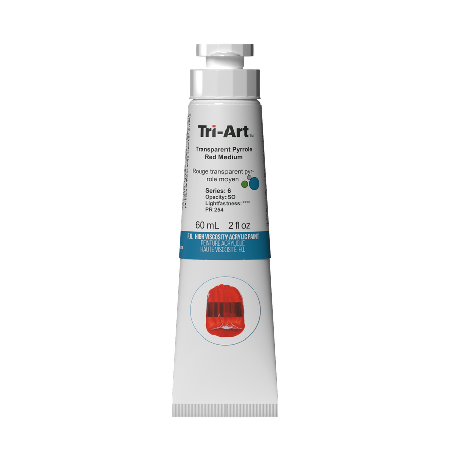 Tri-Art High Viscosity - Transparent Pyrrole Red Medium - Art Noise