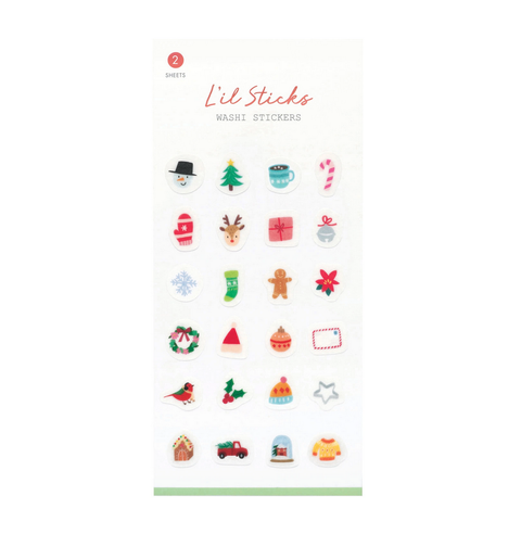 Girl of All Work - Lil' Sticks Holiday Stickers - Art Noise