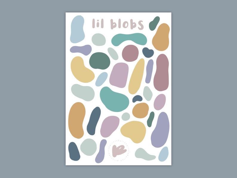 Prints By Rish - Lil Blobs Sticker Sheet