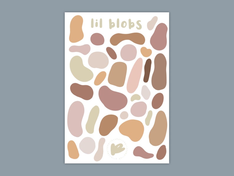 Prints By Rish - Lil Blobs Sticker Sheet