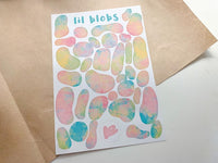 Prints By Rish - Lil Blobs Sticker Sheet - Art Noise