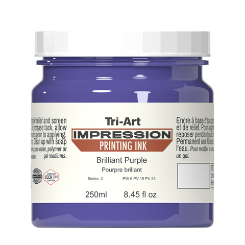 Impressions Block Printing Ink - Brilliant Purple - Art Noise