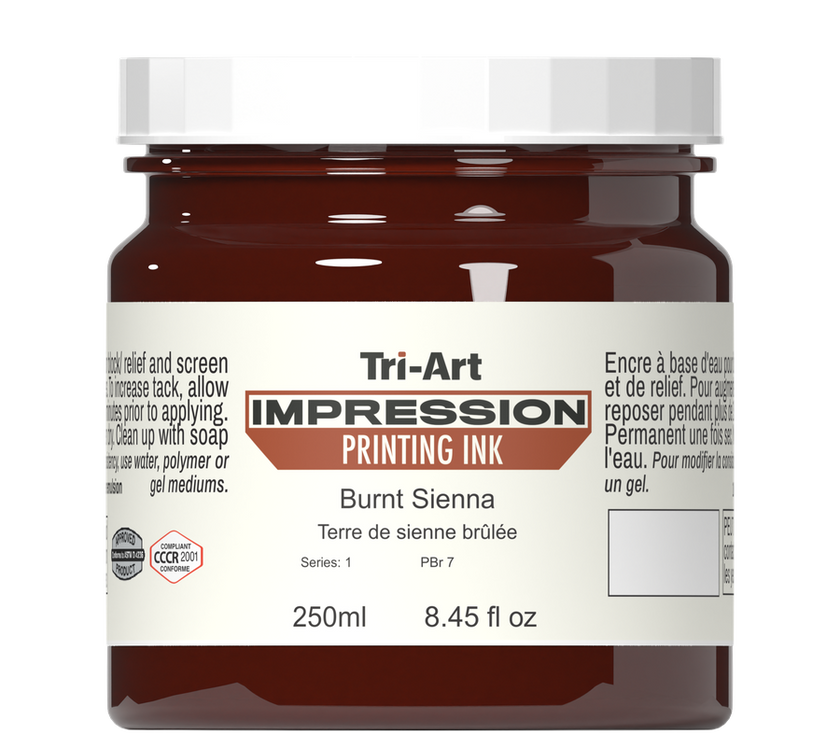 Impressions Block Printing Ink - Burnt Sienna - Art Noise