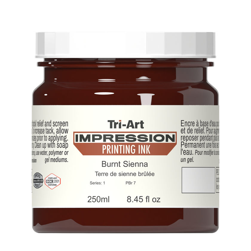 Impressions Block Printing Ink - Burnt Sienna - Art Noise