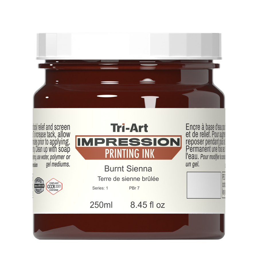 Impressions Block Printing Ink - Burnt Sienna - Art Noise