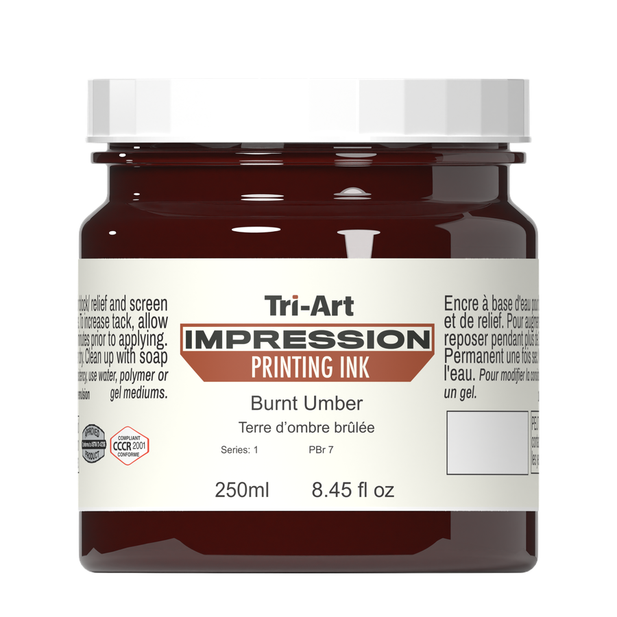 Impressions Block Printing Ink - Burnt Umber - Art Noise