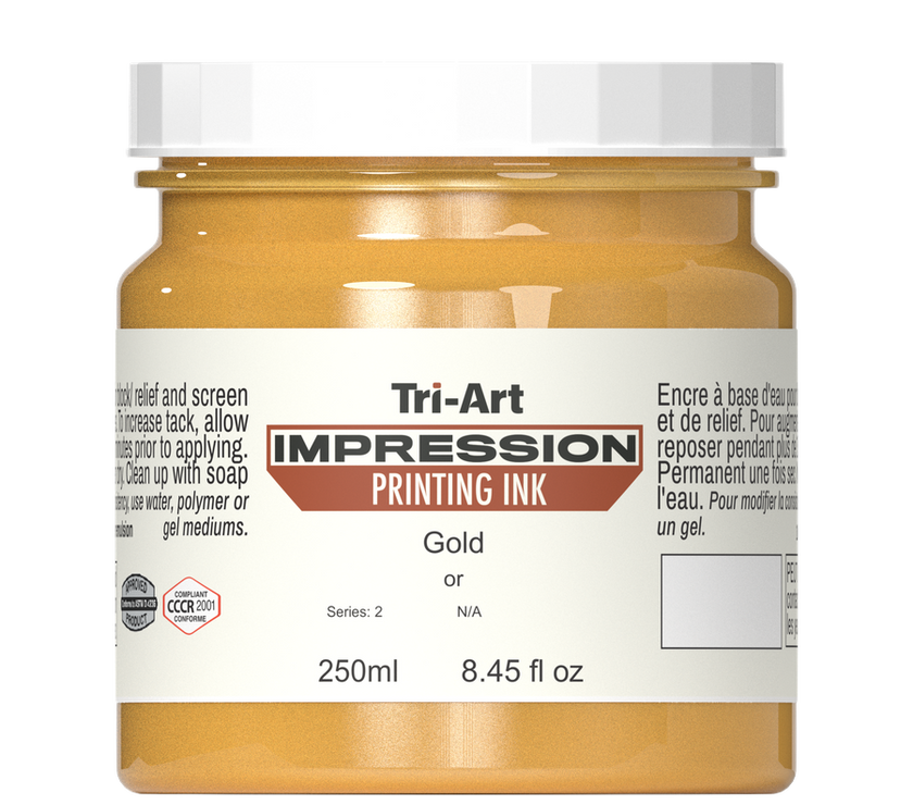 Impressions Block Printing Ink - Iridescent Gold - Art Noise