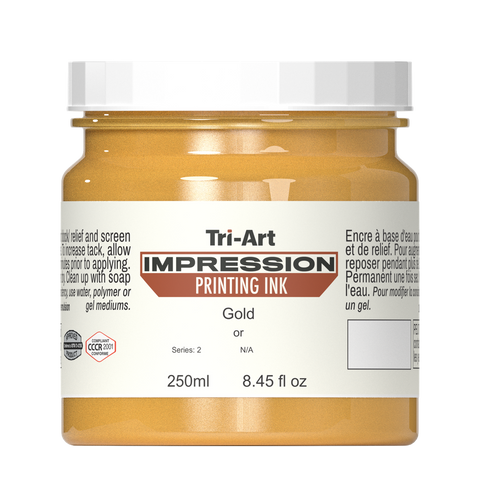 Impressions Block Printing Ink - Iridescent Gold - Art Noise